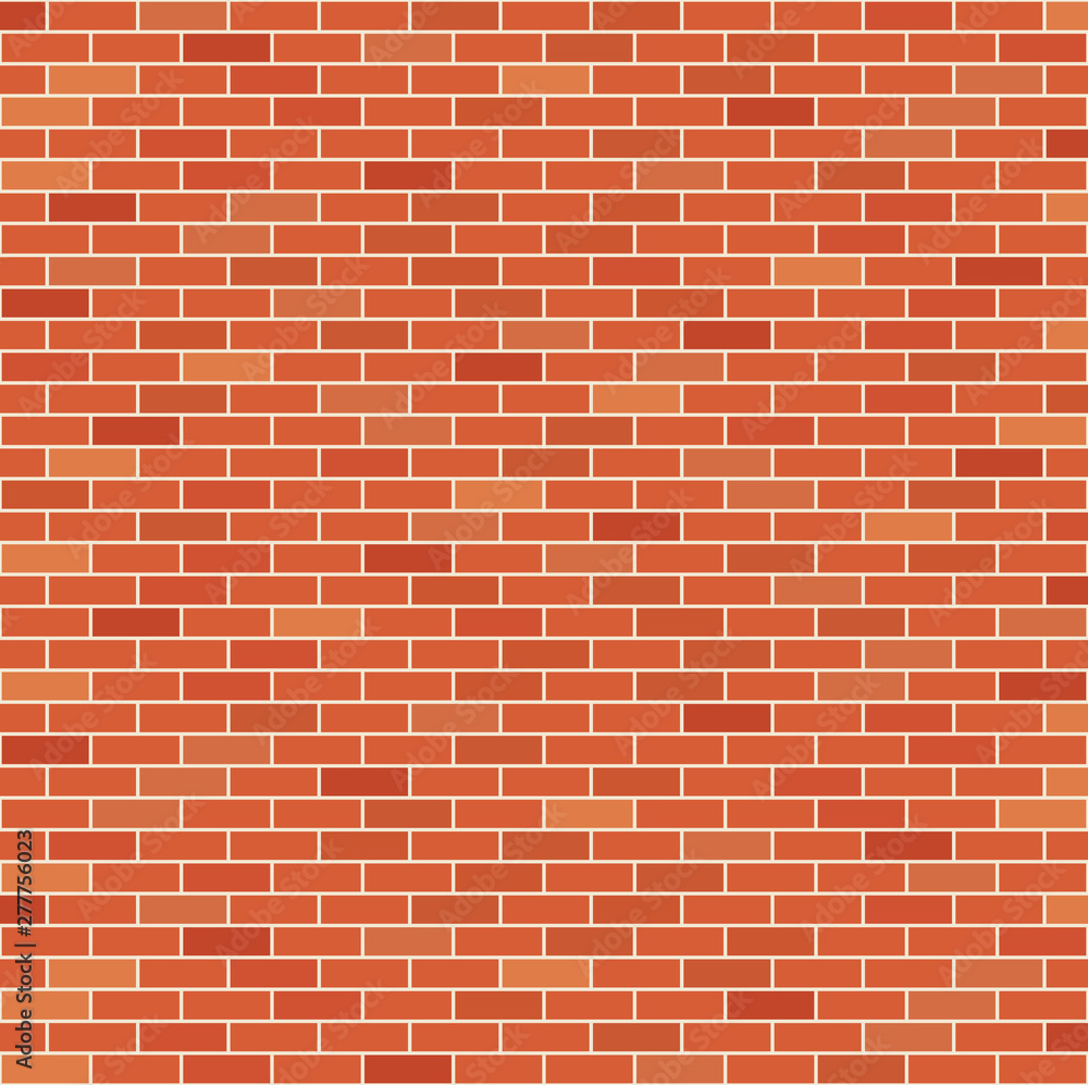 Red brick wall seamless texture. Realistic decorative background. Red brick wall seamless texture. Realistic decorative background.