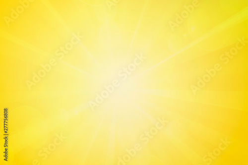 Valokuva Summer or spring abstract blurry bright yellow background