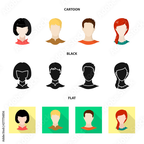 Vector design of professional and photo sign. Collection of professional and profile stock vector illustration.