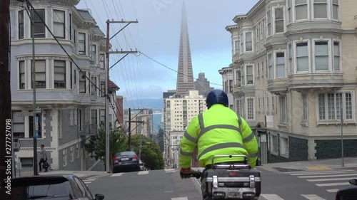 Biking Down the Hills of San Francisco