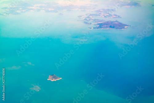 Aerial view of the beautiful Sonjuk-ri island © Kit Leong