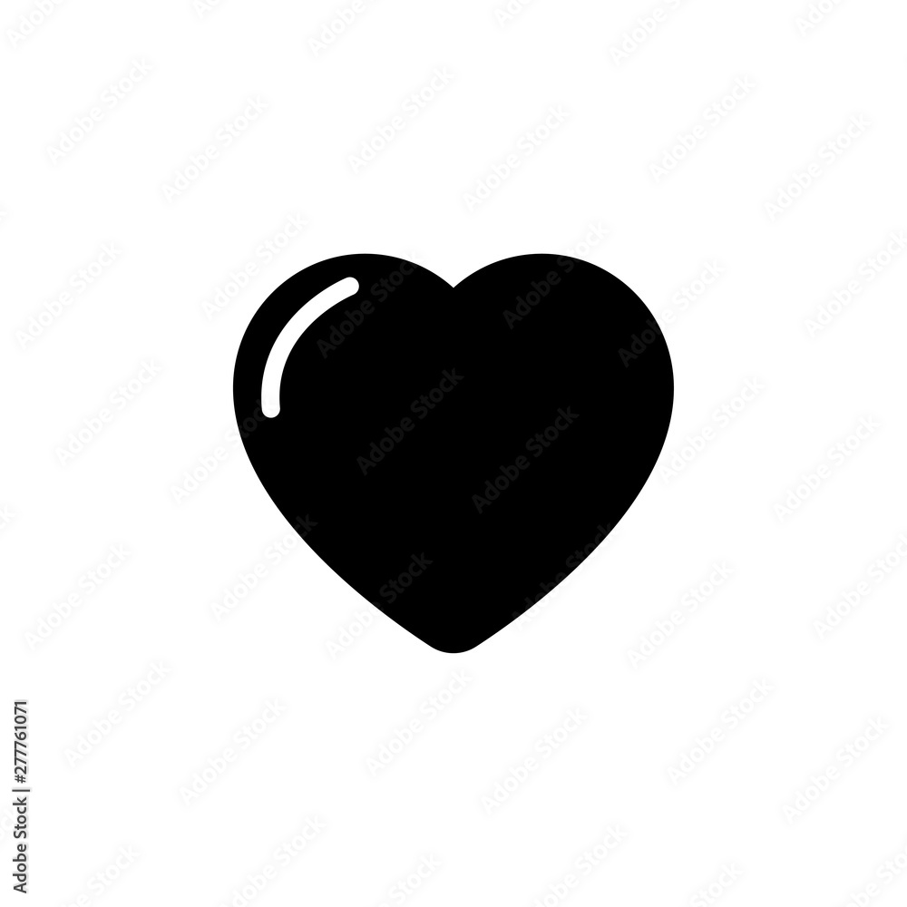 Heart Love Icon Vector Illustration - Vector Heart Love Icon Vector Illustration - Vector