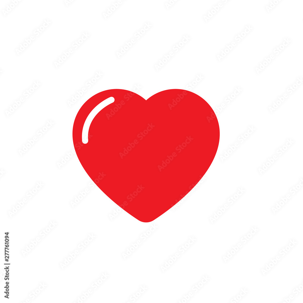 Heart Love Icon Vector Illustration - Vector Heart Love Icon Vector Illustration - Vector