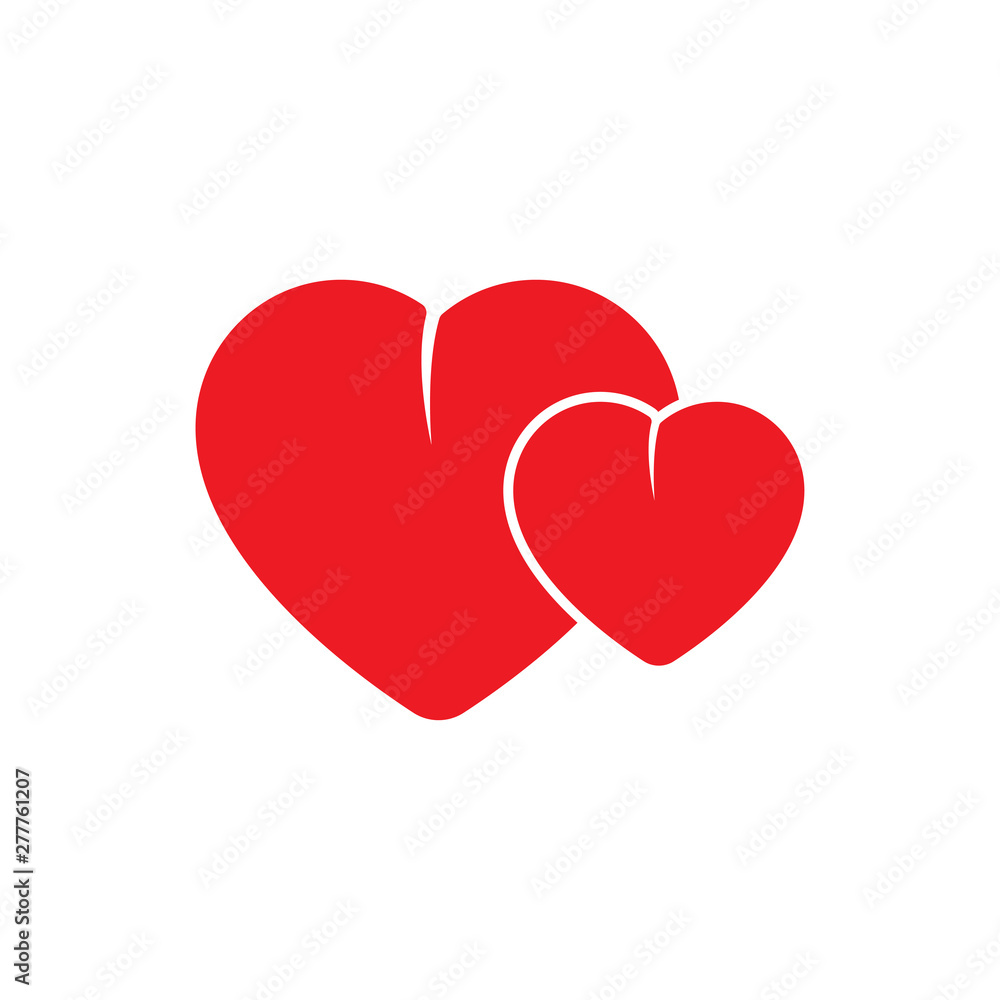 Heart Love Icon Vector Illustration - Vector Heart Love Icon Vector Illustration - Vector