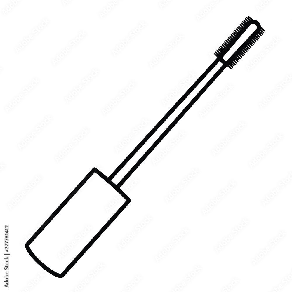 eyelash brush make up drawing icon eyelash brush make up drawing icon