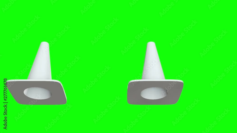 Traffic cone. Road sign 3d render video available in 4k FullHD and HD render footage. Under construction concept. Traffic cone. Road sign 3d render video available in 4k FullHD and HD render footage. Under construction concept.