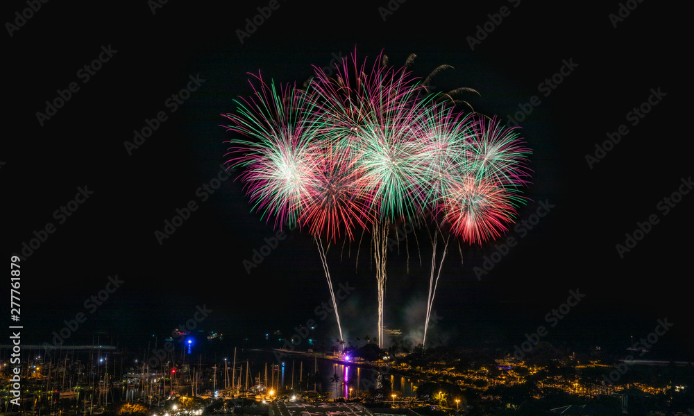 Fireworks in Hawaii 4th of July