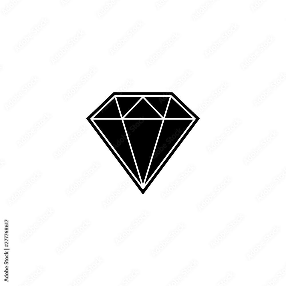 diamond icon template vector design illustration - vector diamond icon template vector design illustration - vector