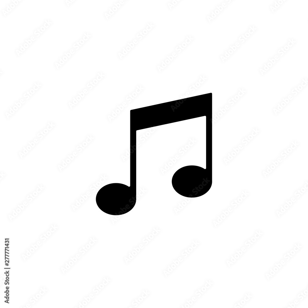 musical notes icon vector illustration musical notes icon vector illustration