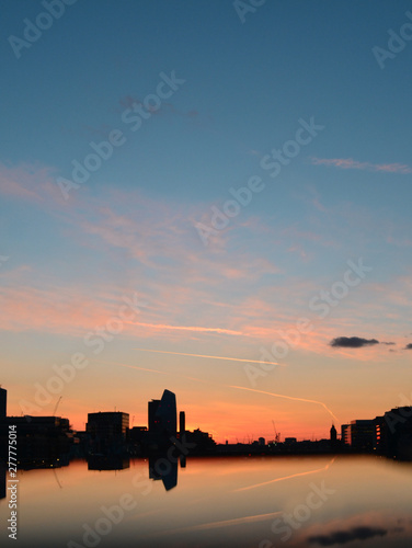 sunset at tower bridge london