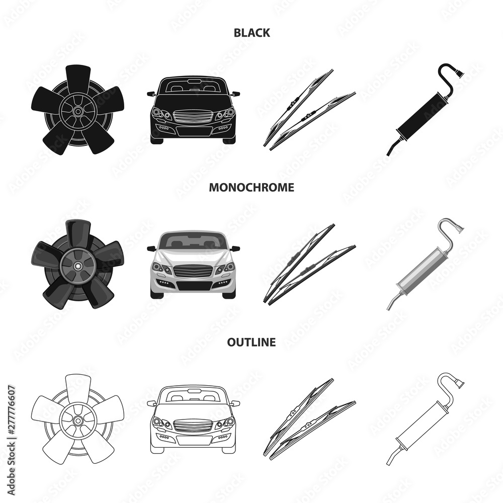 Vector design of auto and part logo. Collection of auto and car vector icon for stock. Vector design of auto and part logo. Collection of auto and car vector icon for stock.