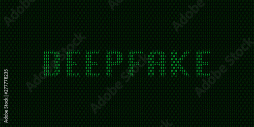 Deepfake Concept Vector