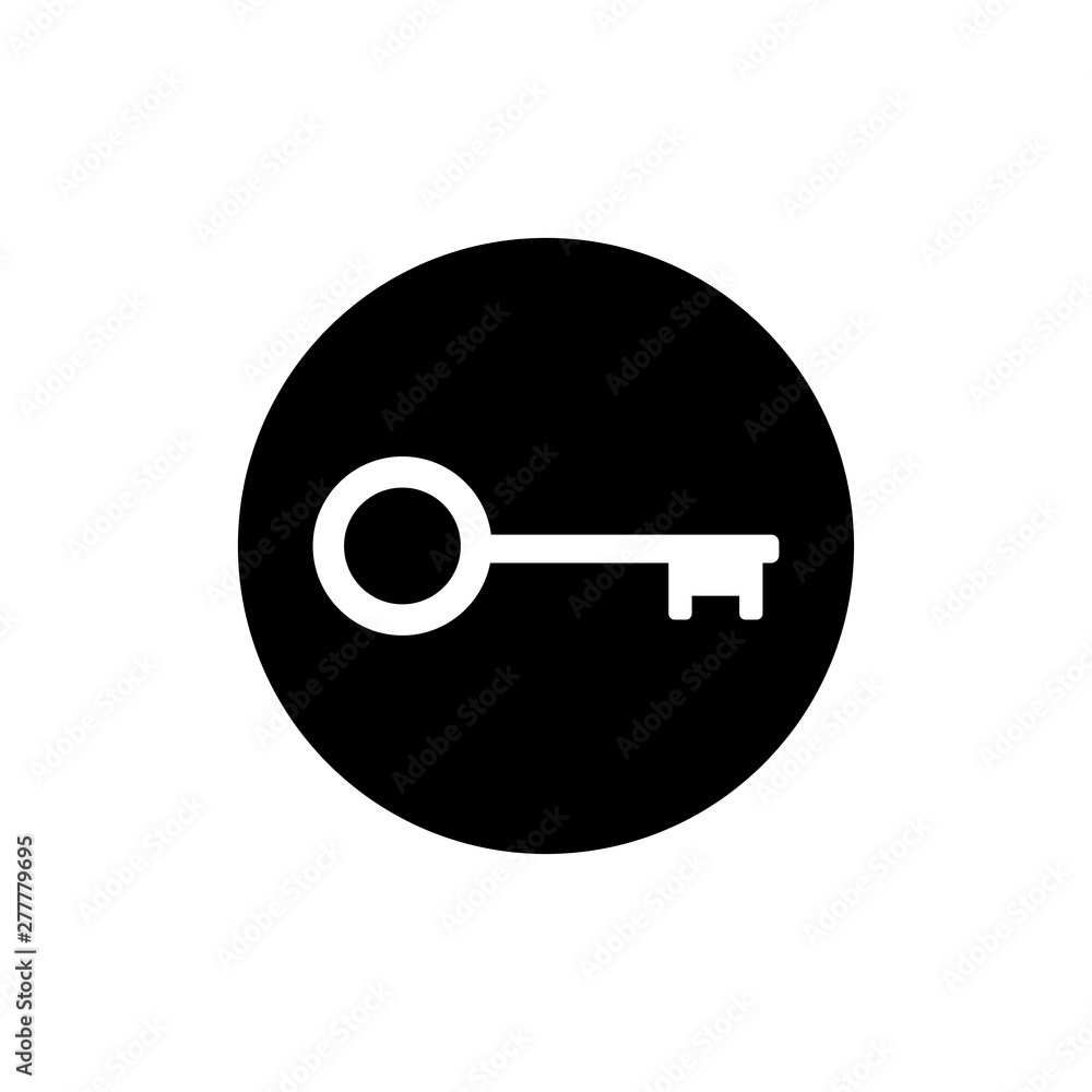 Key icon template vector illustration - vector Key icon template vector illustration - vector