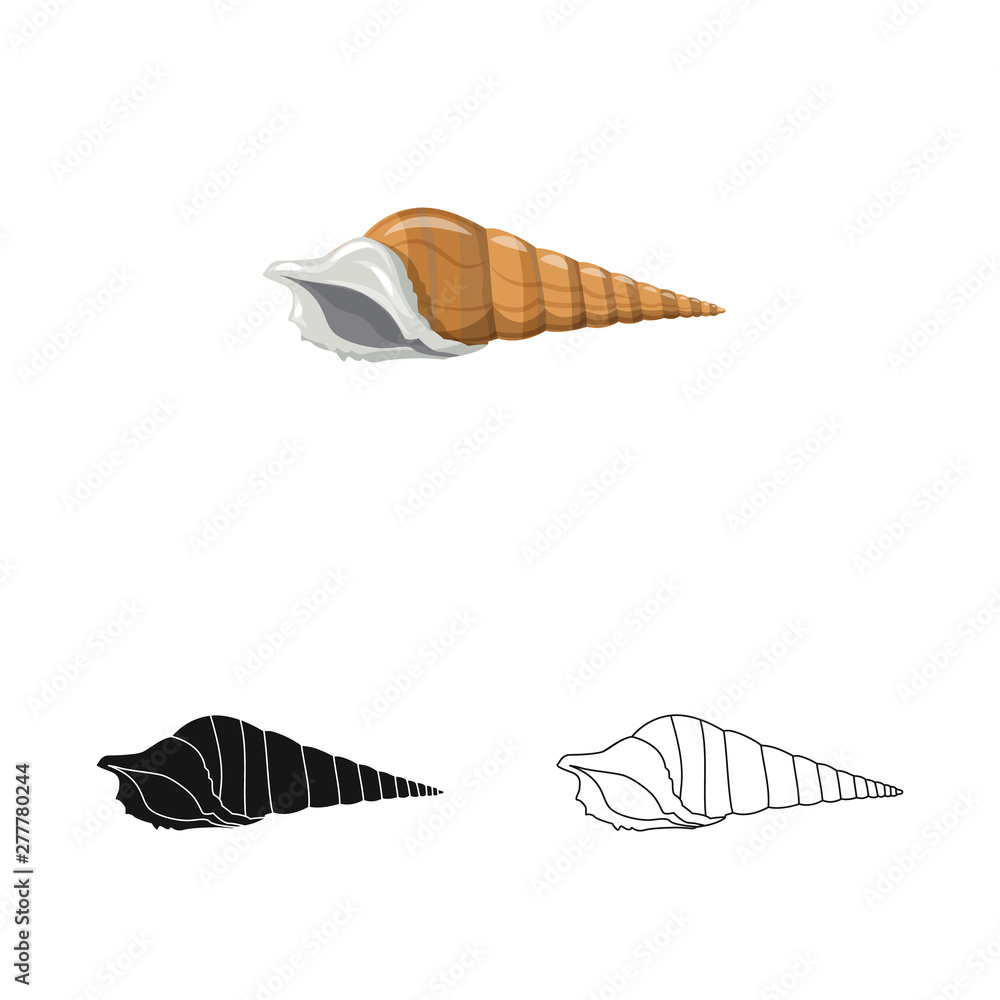 Vector design of animal and decoration icon. Set of animal and ocean vector icon for stock. Vector design of animal and decoration icon. Set of animal and ocean vector icon for stock.