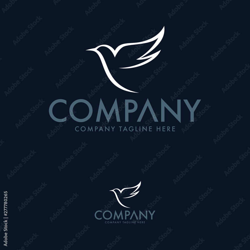 Creative Bird and Logistic Logo Desing Creative Bird and Logistic Logo Desing