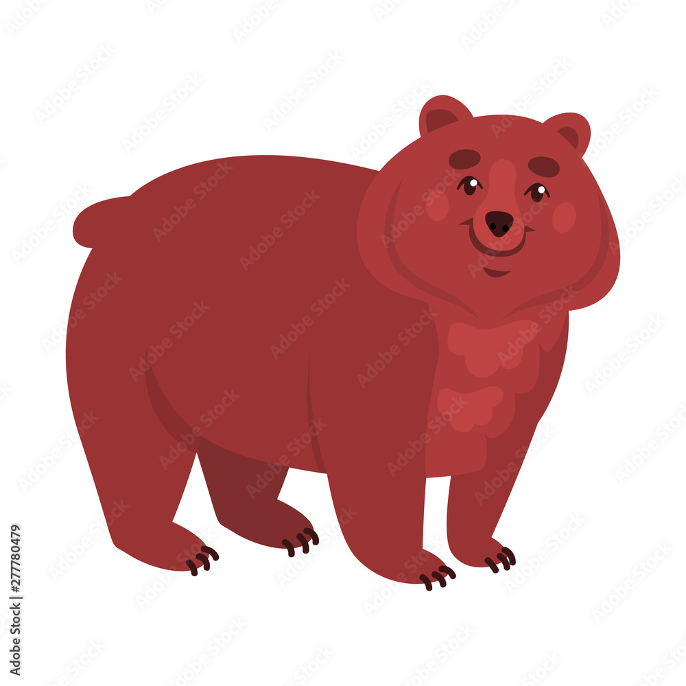 Isolated object of bear and grizzly logo. Set of bear and brown stock vector illustration. Isolated object of bear and grizzly logo. Set of bear and brown stock vector illustration.