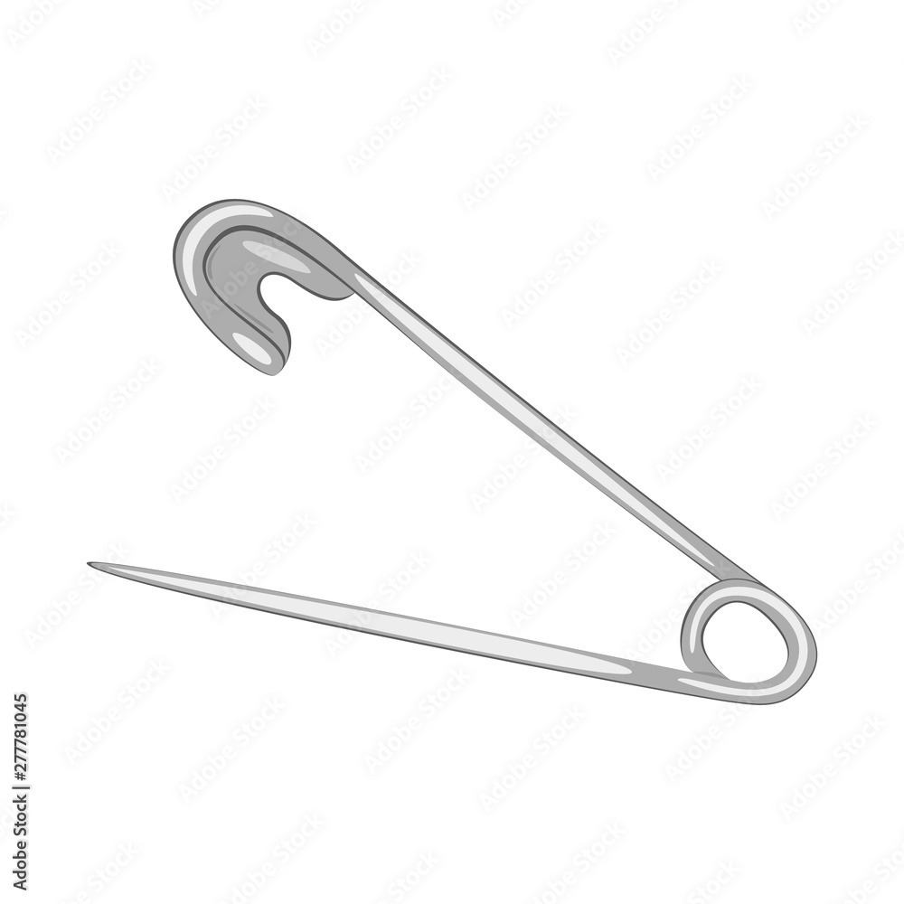 Vector design of pin and safety logo. Set of pin and needle vector icon for stock. Vector design of pin and safety logo. Set of pin and needle vector icon for stock.