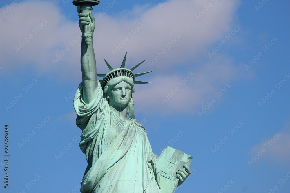 Obraz premium Imponująca statua wolności