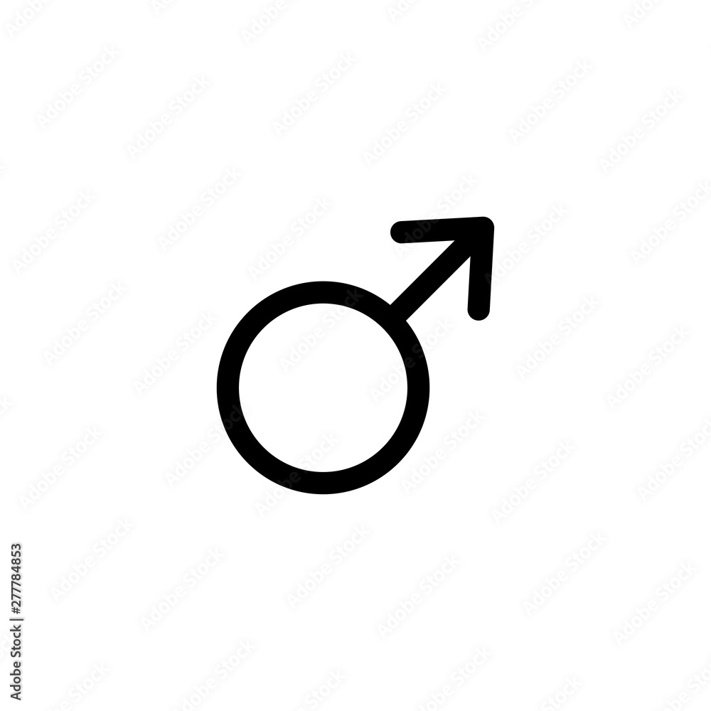 gender symbol icon template vector illustration - vector gender symbol icon template vector illustration - vector