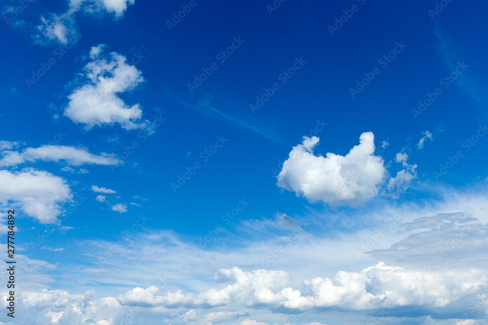 Blue sky with white clouds. Sky background Blue sky with white clouds. Sky background