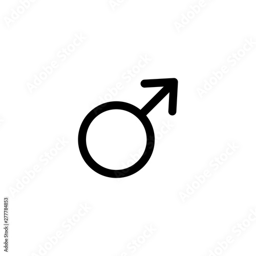 gender symbol icon template vector illustration - vector