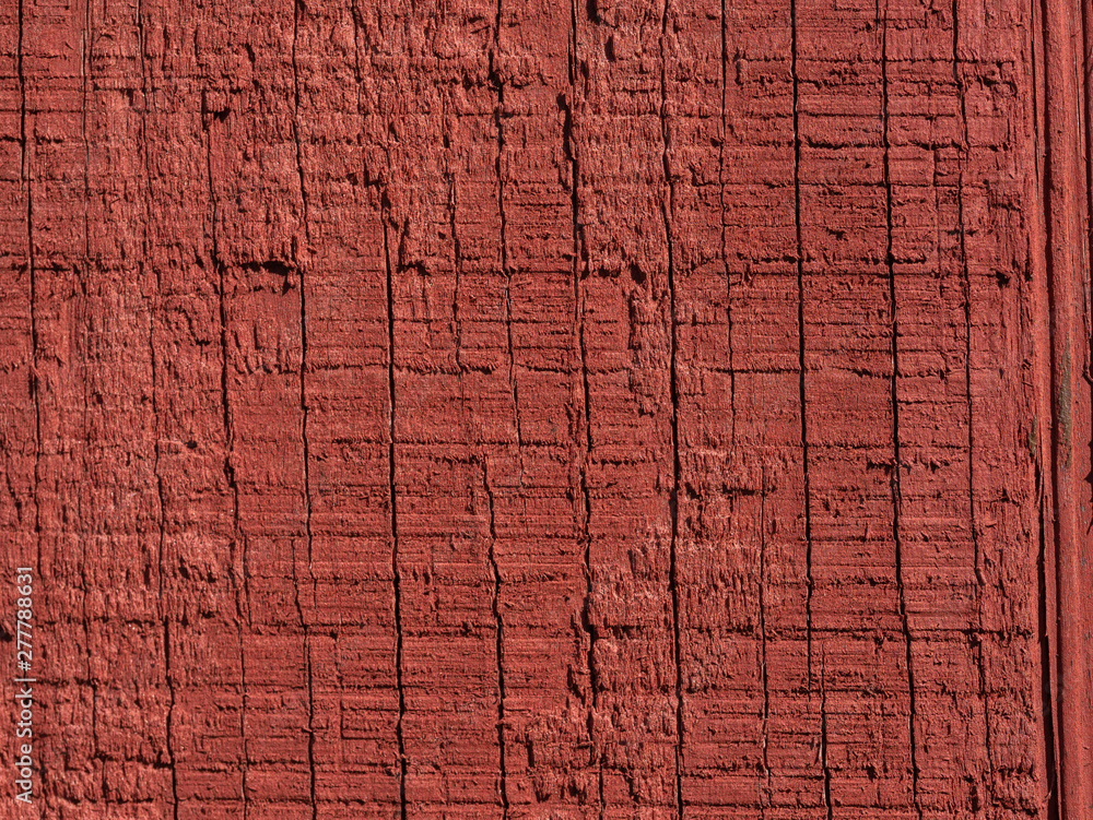 Obraz premium Rustic red wood background
