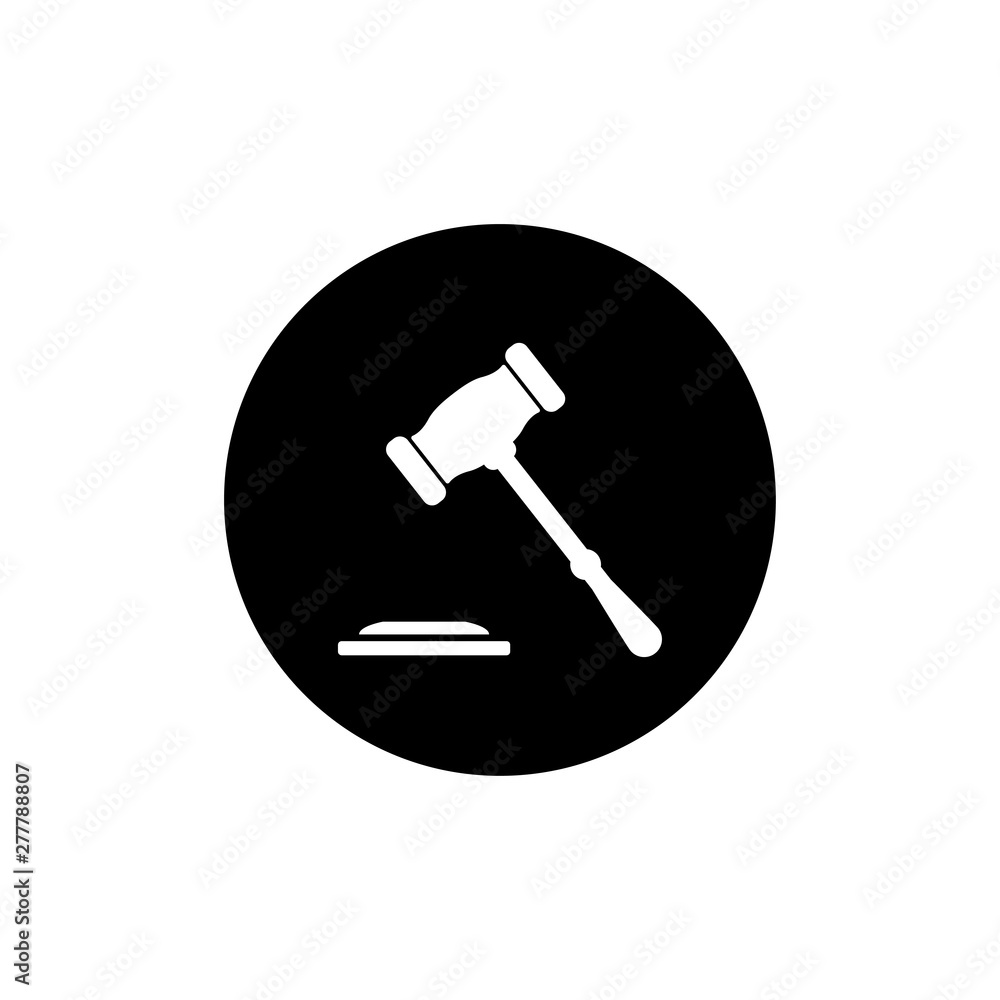 gavel judge symbol icon template illustration vector gavel judge symbol icon template illustration vector