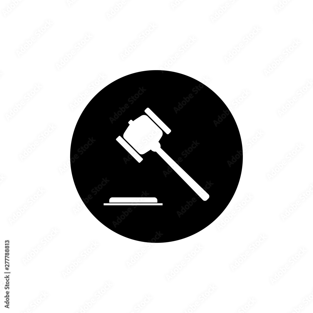 gavel judge symbol icon template illustration vector gavel judge symbol icon template illustration vector