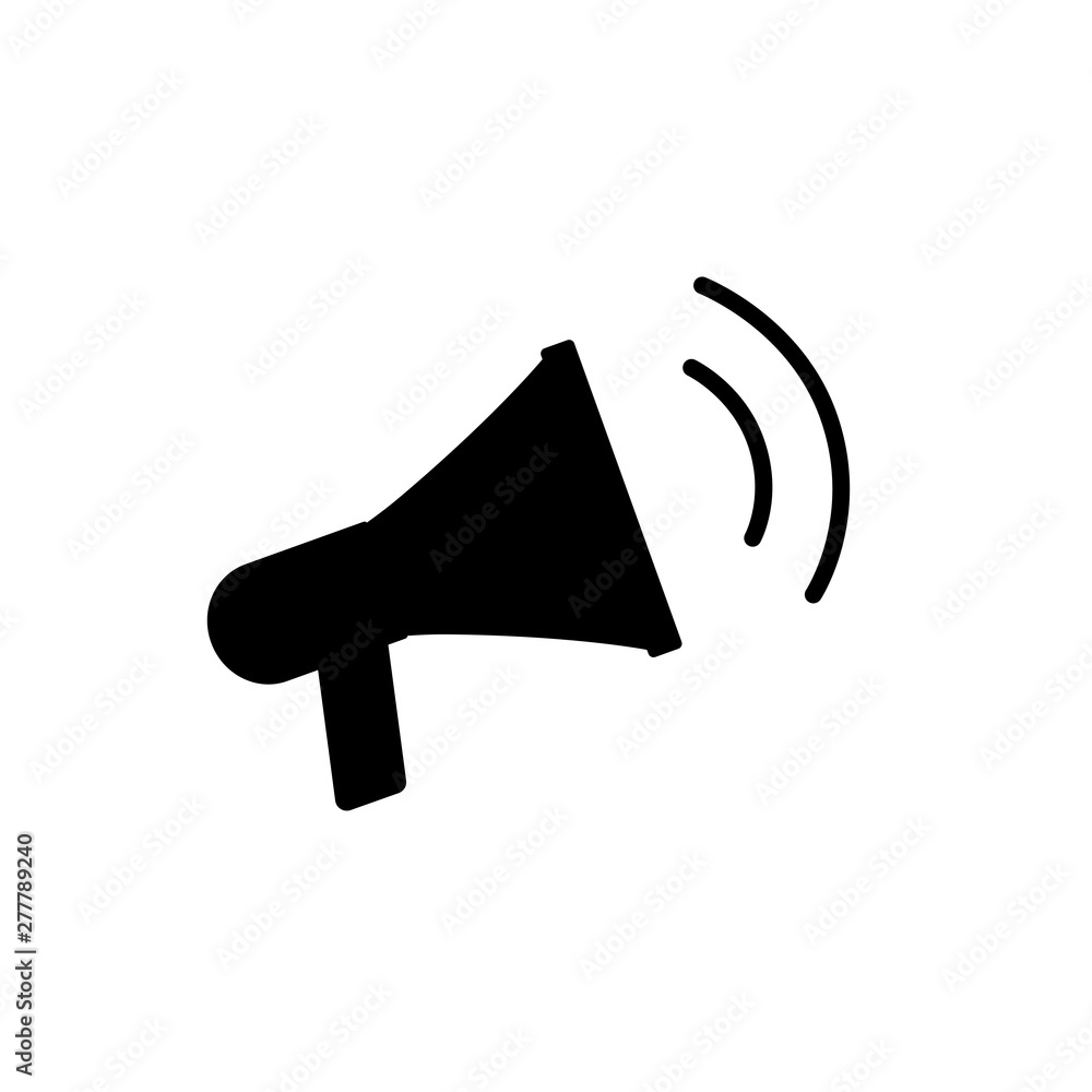 speaker design icon template illustration vector speaker design icon template illustration vector