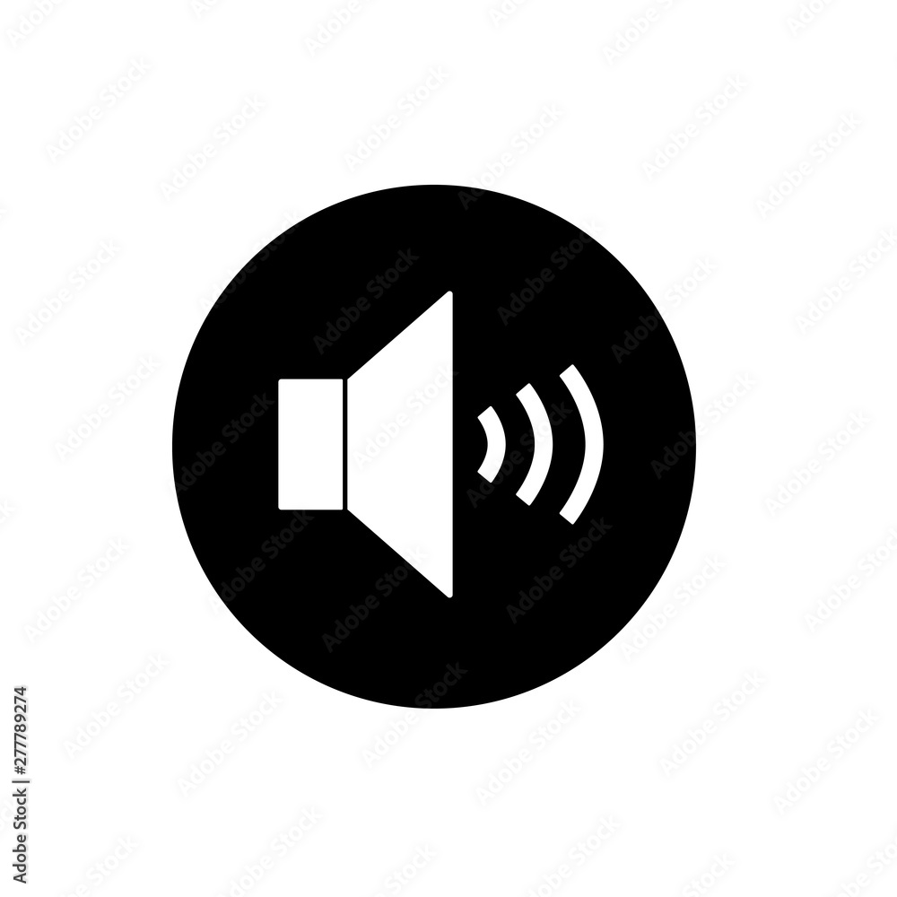 speaker design icon template illustration vector speaker design icon template illustration vector