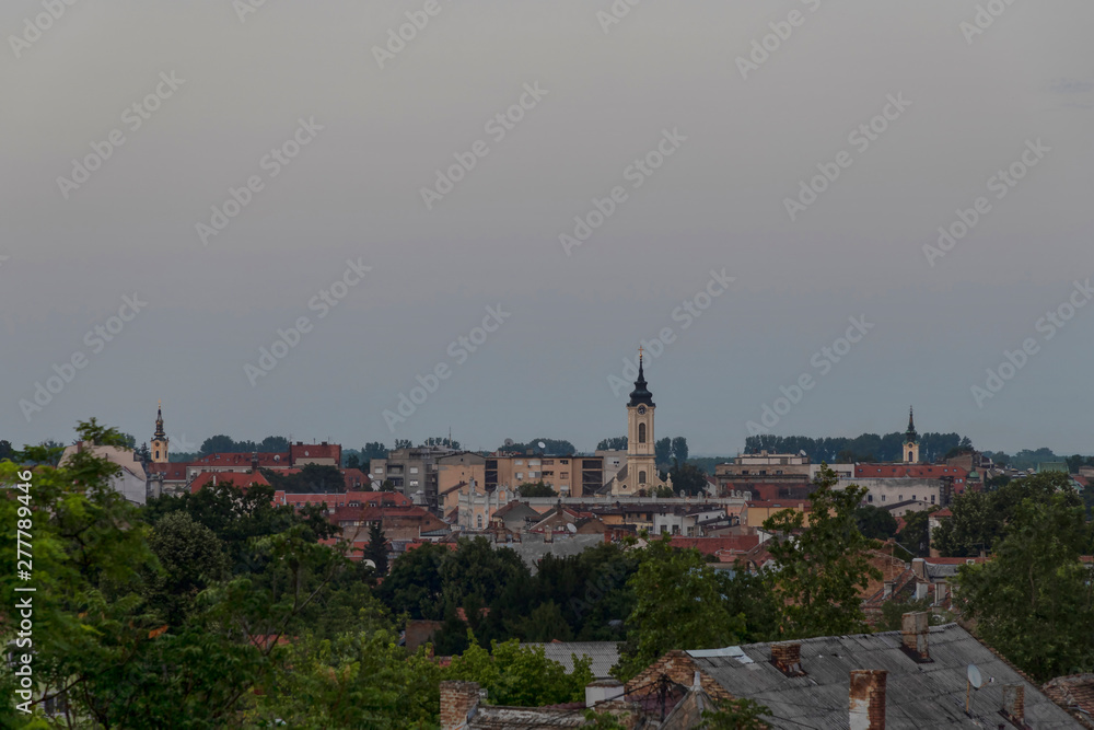 Serbia - View of Zemun, a historic town located on the banks of the Danube within the city of Belgrade
