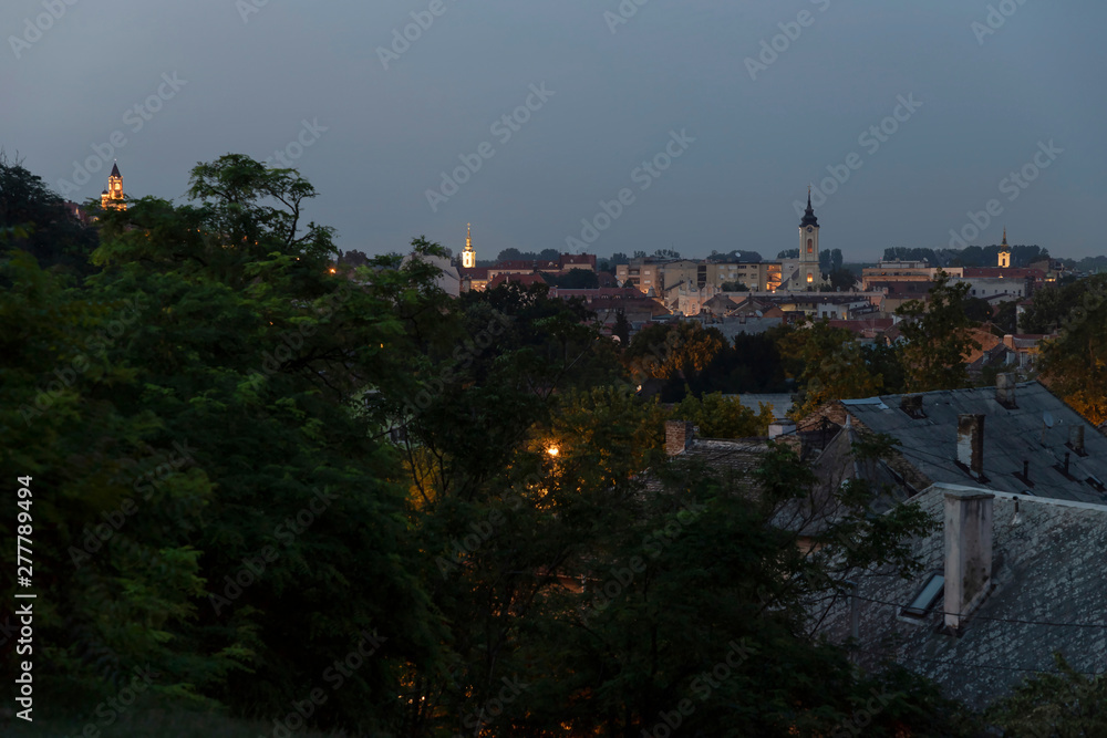 Serbia - View of Zemun, a historic town located on the banks of the Danube within the city of Belgrade