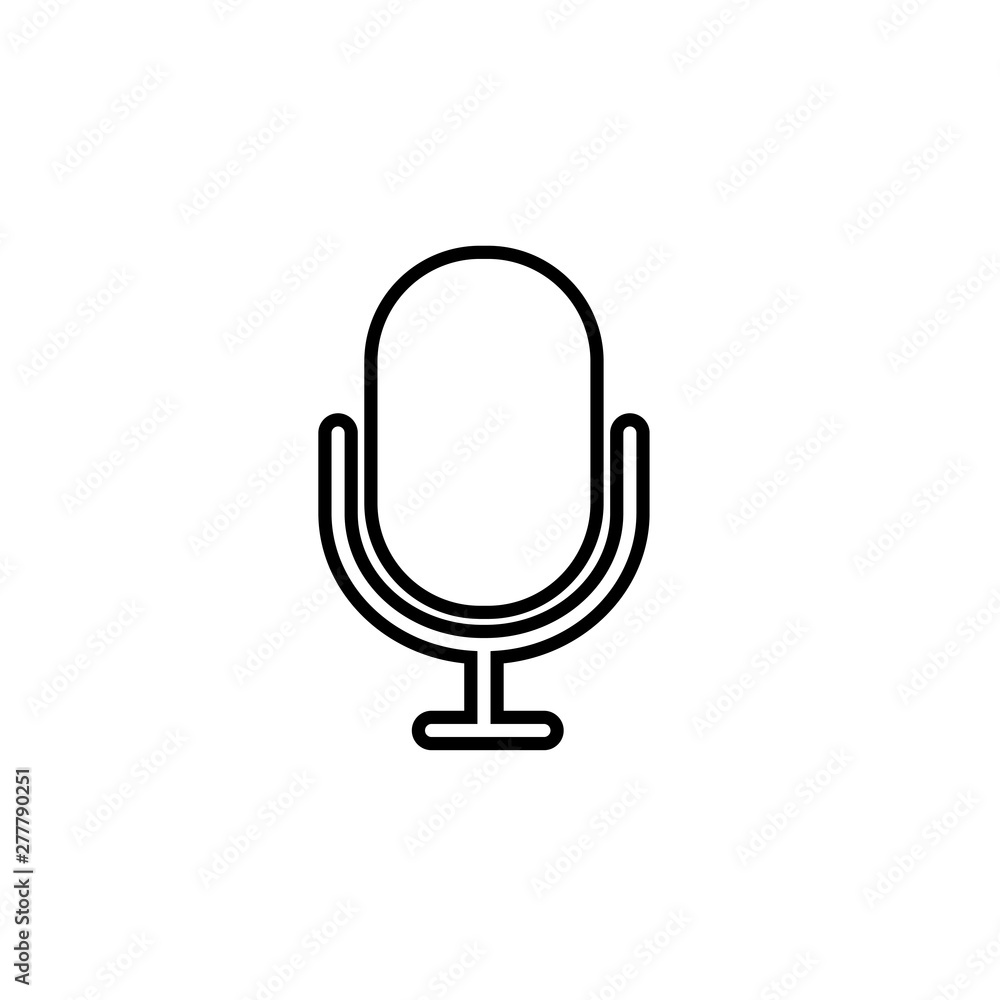 microphone symbol icon template illustration template vector microphone symbol icon template illustration template vector