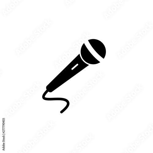 microphone symbol icon template illustration template vector