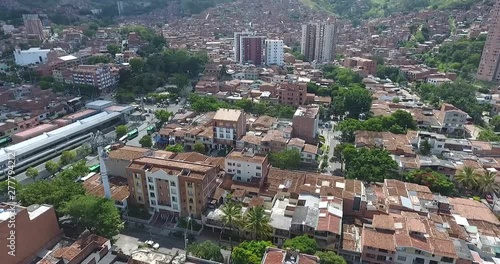 aerial view of the city