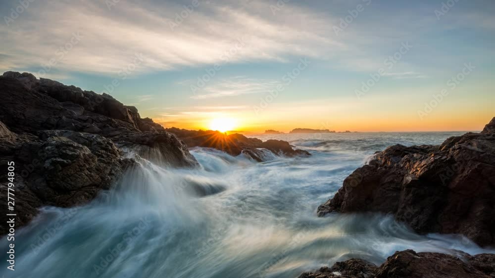 Beautiful landscape view on the rocky coast of Vancouver Island, BC, Canada. Picture taken during a cloudy winter sunrise. Still Image Cinemagraph Animation Beautiful landscape view on the rocky coast of Vancouver Island, BC, Canada. Picture taken during a cloudy winter sunrise. Still Image Cinemagraph Animation