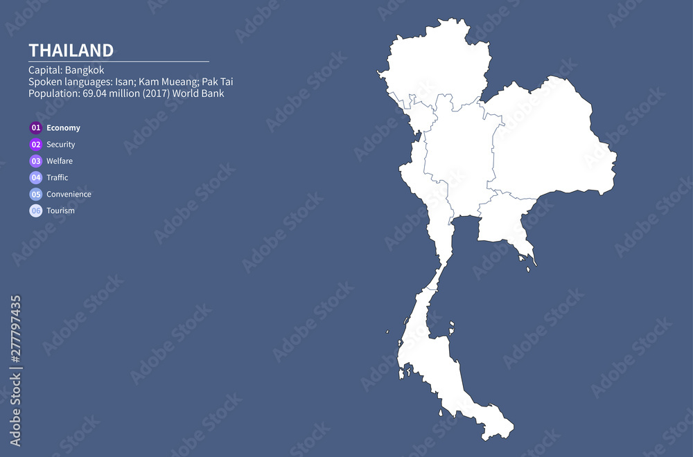 graphic vector map of asia countries
