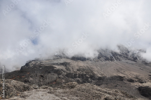 MounMountain Landscape Clouds Rock Africa