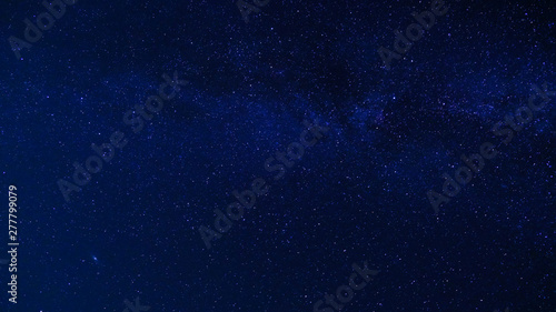 Fototapeta Naklejka Na Ścianę i Meble -  blue sky with stars and milky way