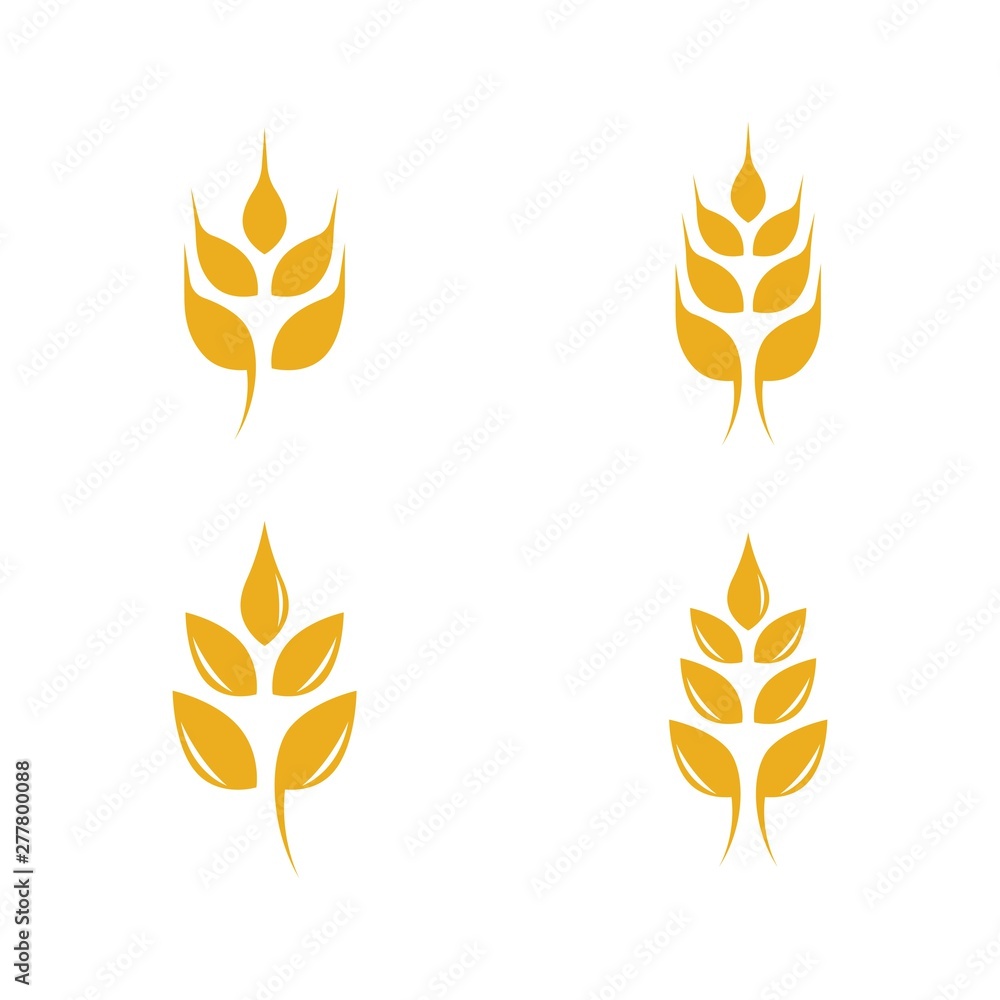 Wheat vector icon illustration design Wheat vector icon illustration design