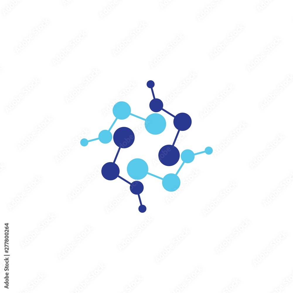 Molecule logo template vector icon Molecule logo template vector icon