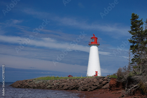 Point Prim lighthouse in Prince Edward Island, Canada