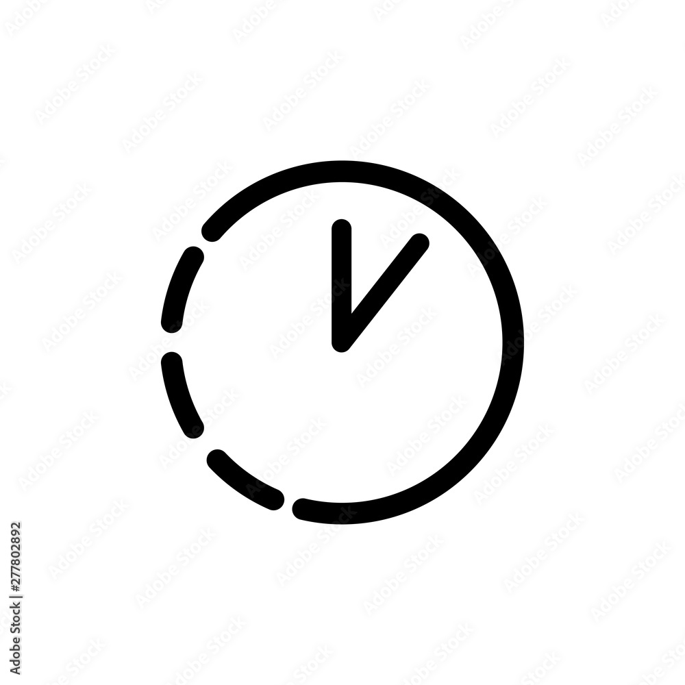 Clock symbol icon vector illustration Clock symbol icon vector illustration