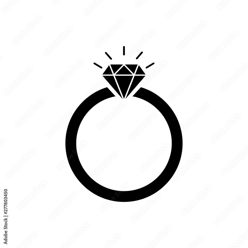Jewelry symbol icon vector  illstration