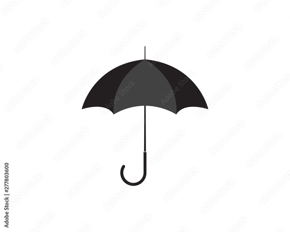 Umbrella logo template vector icon illustration design