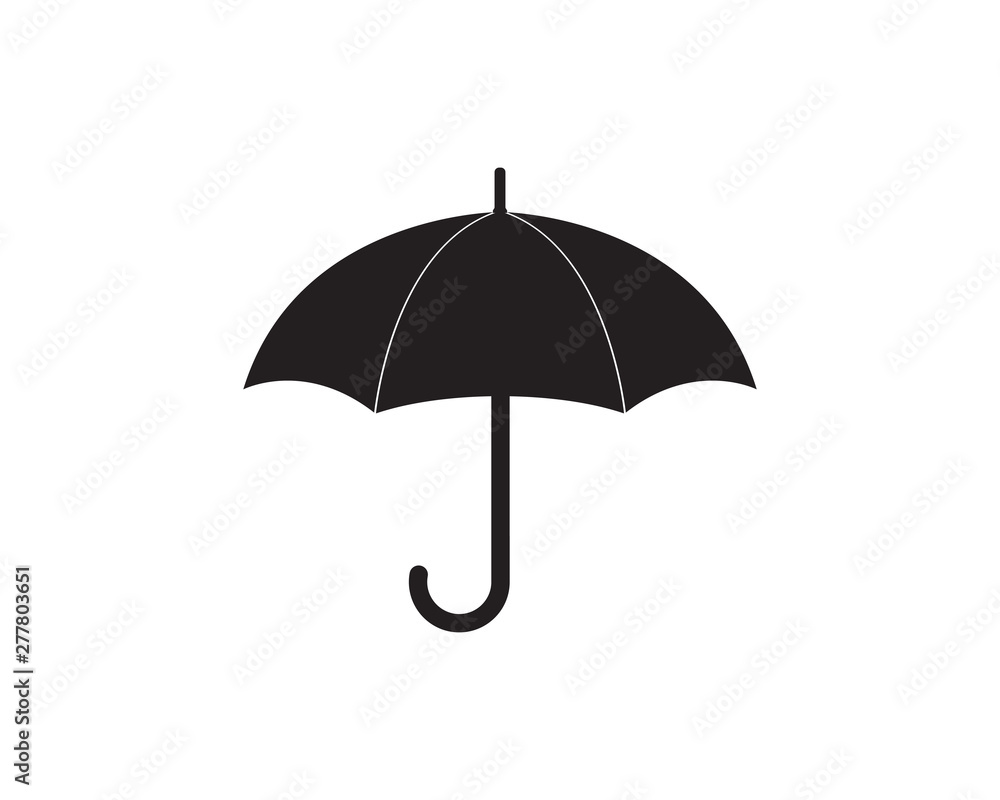 Umbrella logo template vector icon illustration design Umbrella logo template vector icon illustration design