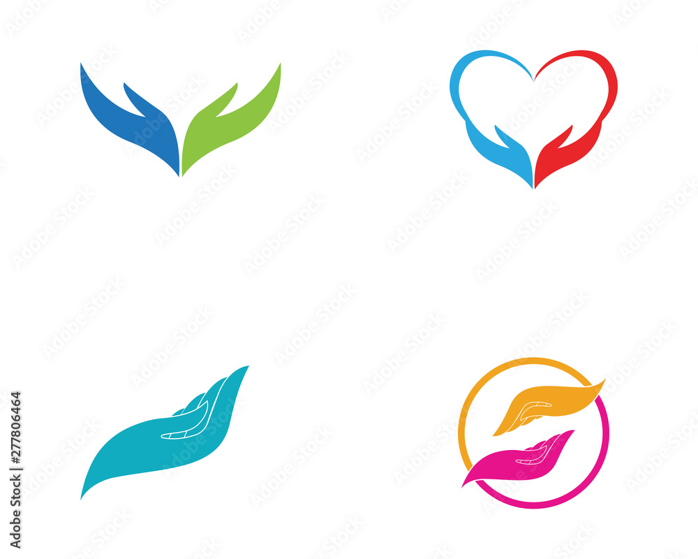 Hand Care Logo Template vector  Business