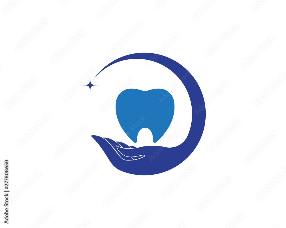 Dental logo Template vector illustration icon Dental logo Template vector illustration icon