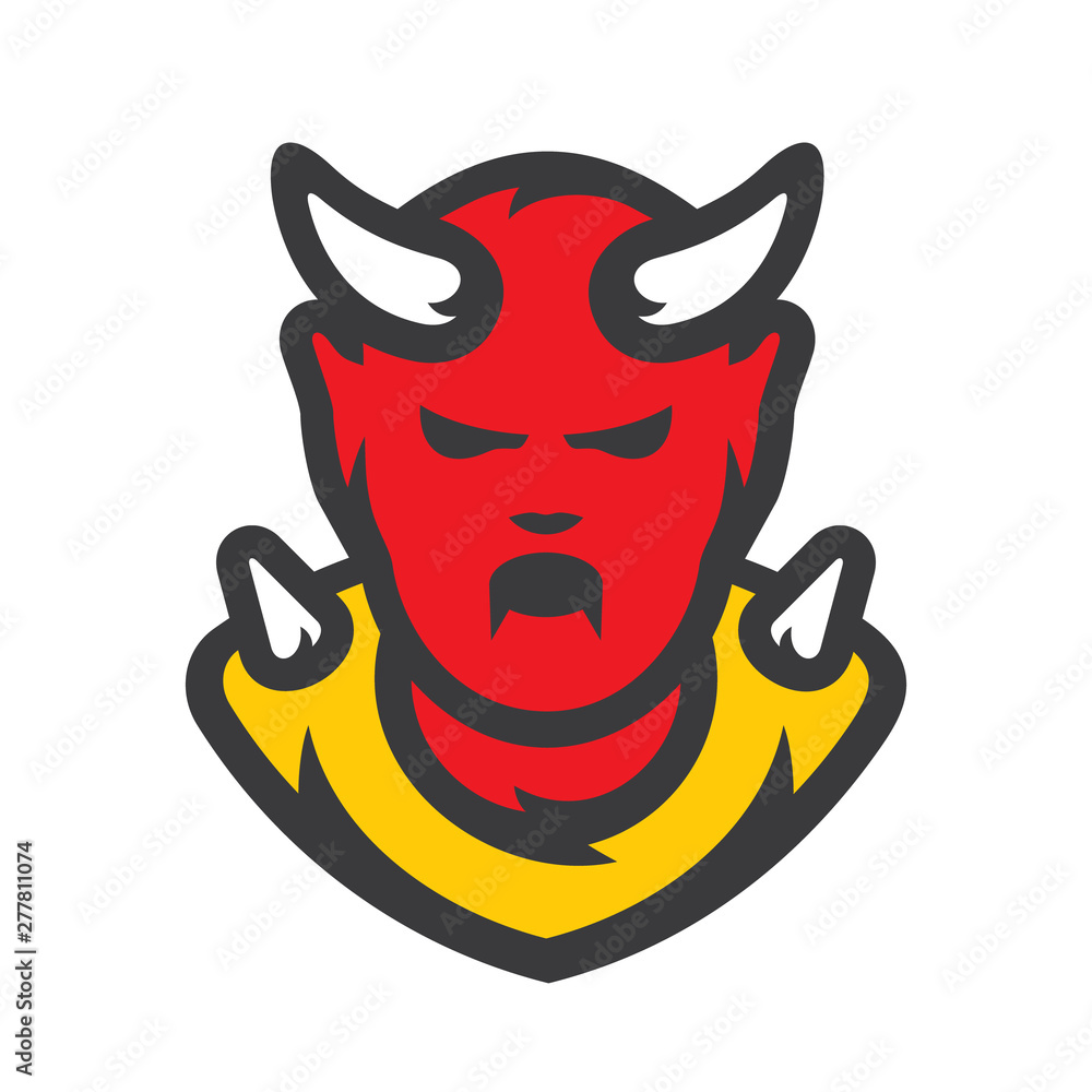 Red Devil Vector Cartoon illustration. Red Devil Vector Cartoon illustration.