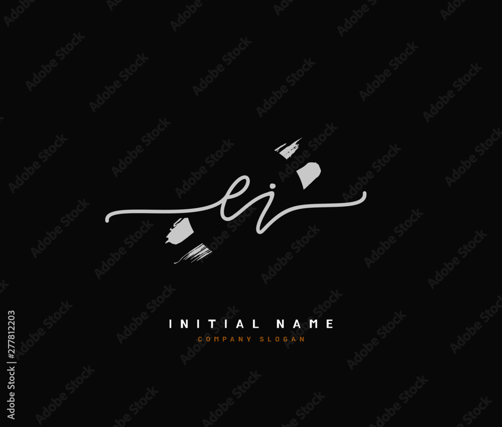 E I EI Beauty vector initial logo, handwriting logo of initial signature, wedding, fashion, jewerly, boutique, floral and botanical with creative template for any company or business. E I EI Beauty vector initial logo, handwriting logo of initial signature, wedding, fashion, jewerly, boutique, floral and botanical with creative template for any company or business.
